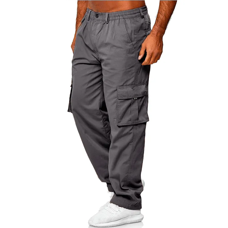 0b0cc5a4-9ace-4862-9064-9230c392737f.webp Men's Casual Multi-pocket Loose Straight Cargo Pants - Image 4