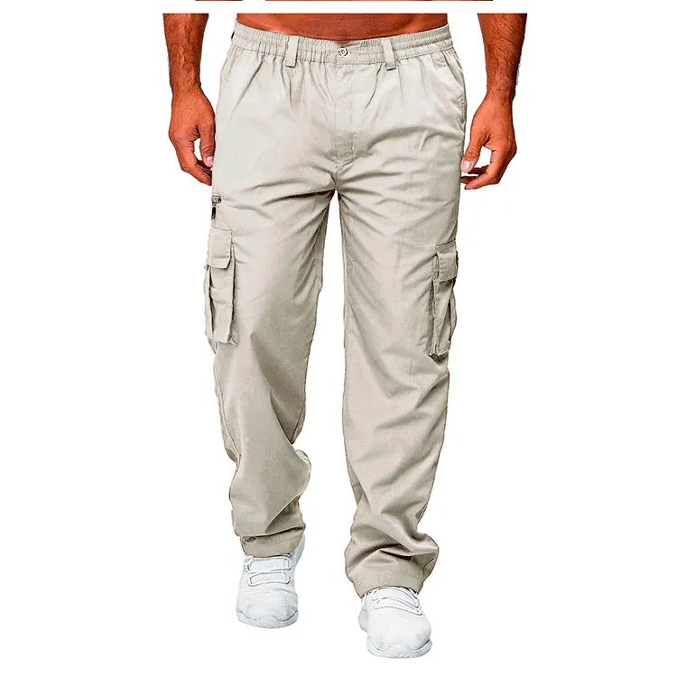 fb11976c-1a00-4984-b223-55682682a7a9.webp Men's Casual Multi-pocket Loose Straight Cargo Pants - Image 5