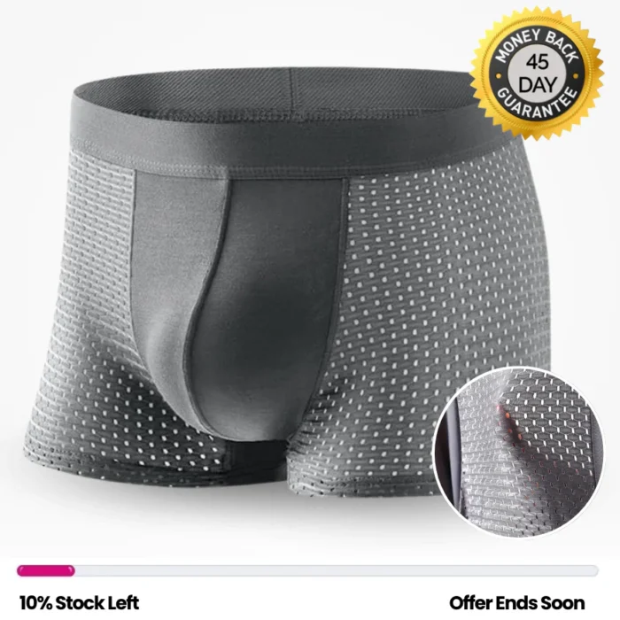 BAMBOO FIBRE BOXER SHORTS - Image 1